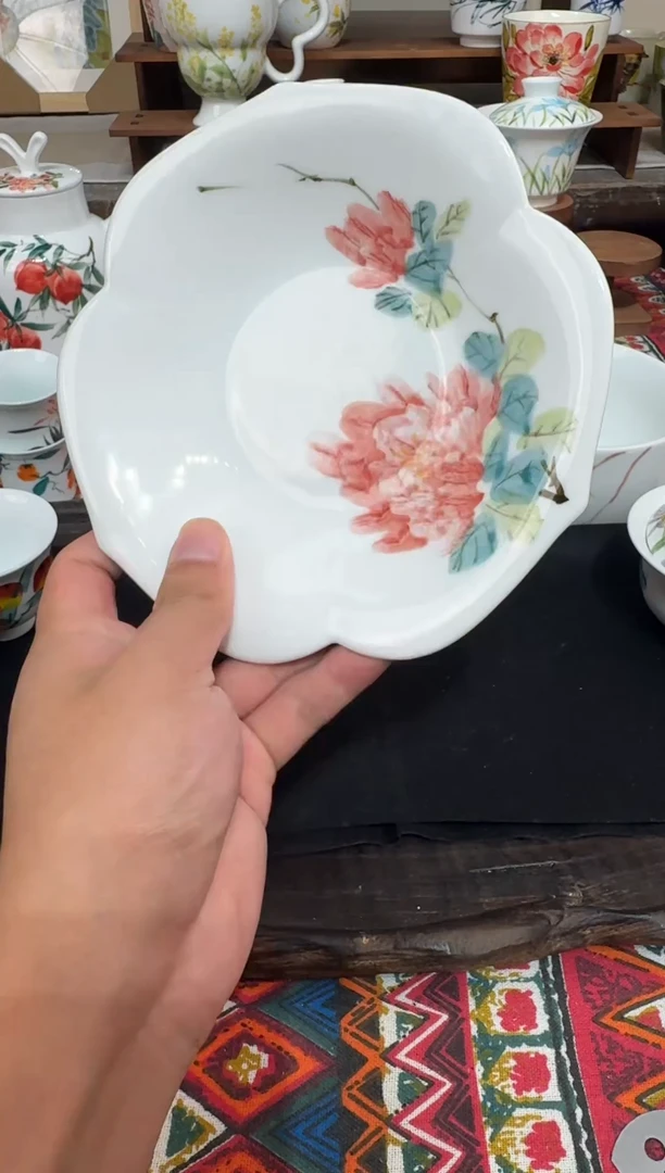 瓷片陶瓷景德镇高温釉下陶瓷清仓浮力价