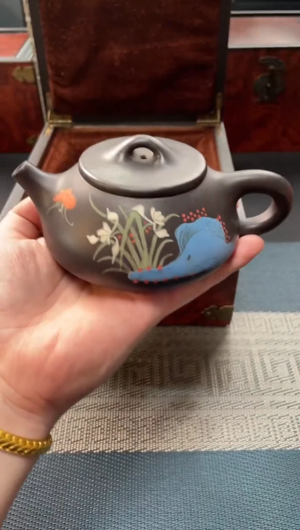茶壶紫砂62 宜兴原矿紫砂