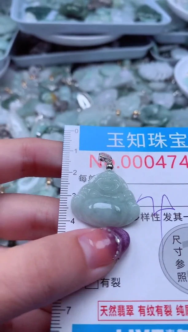 翡翠未镶嵌吊坠(不含链)4741