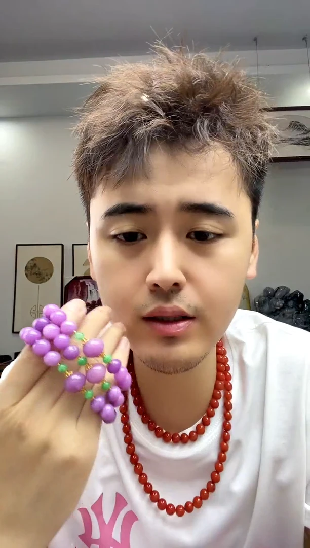 玛瑙/玉髓颈饰未镶嵌芙蓉石手串