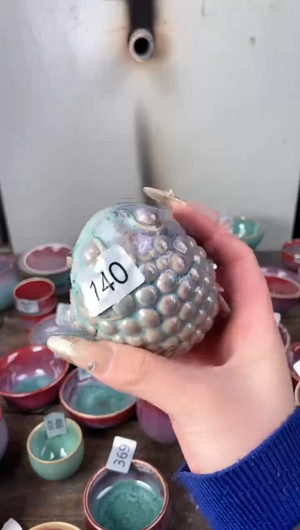 【闪购商品】摆件钧瓷手工茶器窑变