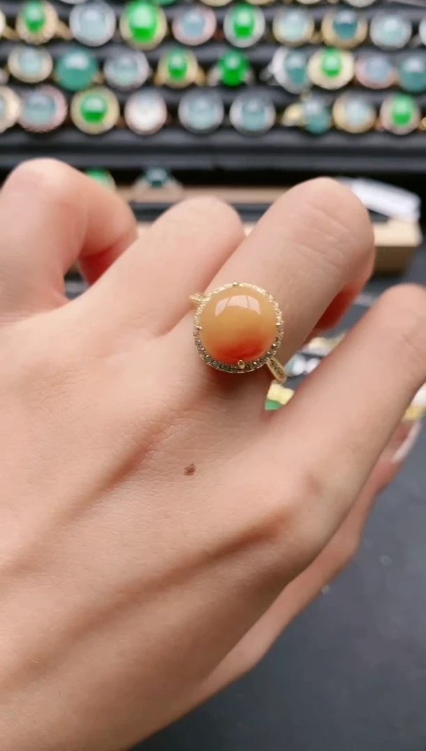 【闪购商品】翡翠戒指银S925镶嵌1111111