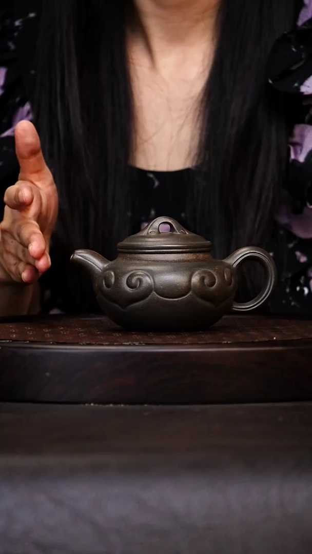 宜兴原矿高端紫砂 天青泥220cc