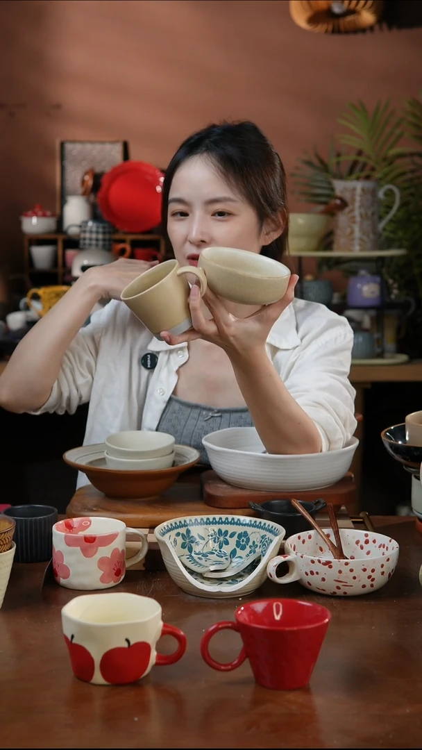 瓷片小碗+小杯  微瑕 凑满20发货