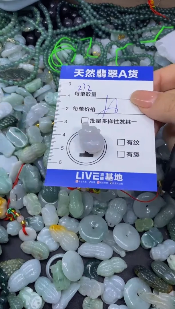 颈饰未镶嵌翡翠天然翡翠A货批量多样性发一件