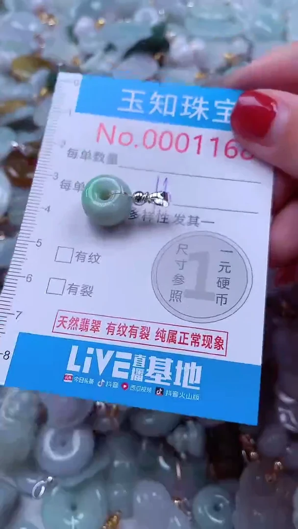 吊坠(不含链)未镶嵌翡翠1168