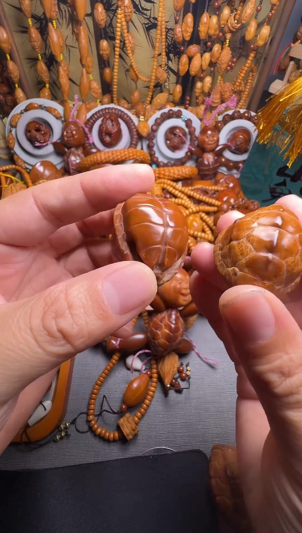 手串橄榄核富甲一对