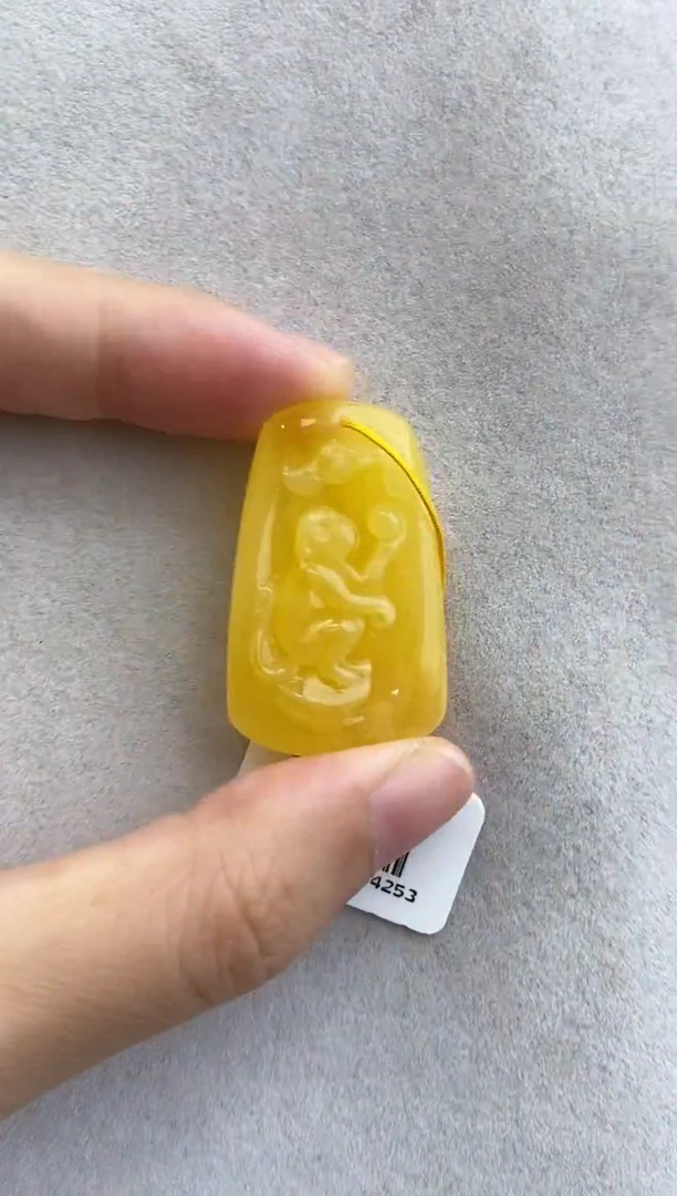 裸石琥珀未镶嵌10922123-吊坠