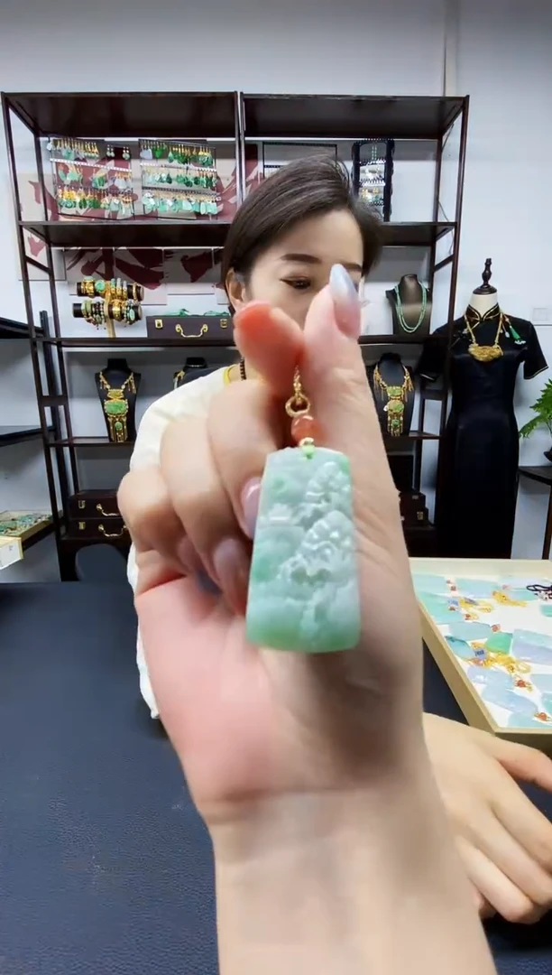 颈饰未镶嵌翡翠翡翠吊坠