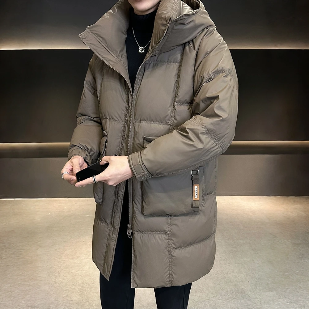 中长款羽绒服男士冬季加厚男装2025新款高级感冬装超好看外套男款