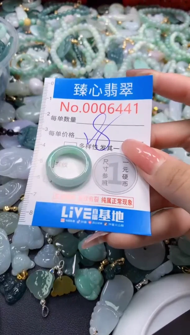 翡翠未镶嵌颈饰6441