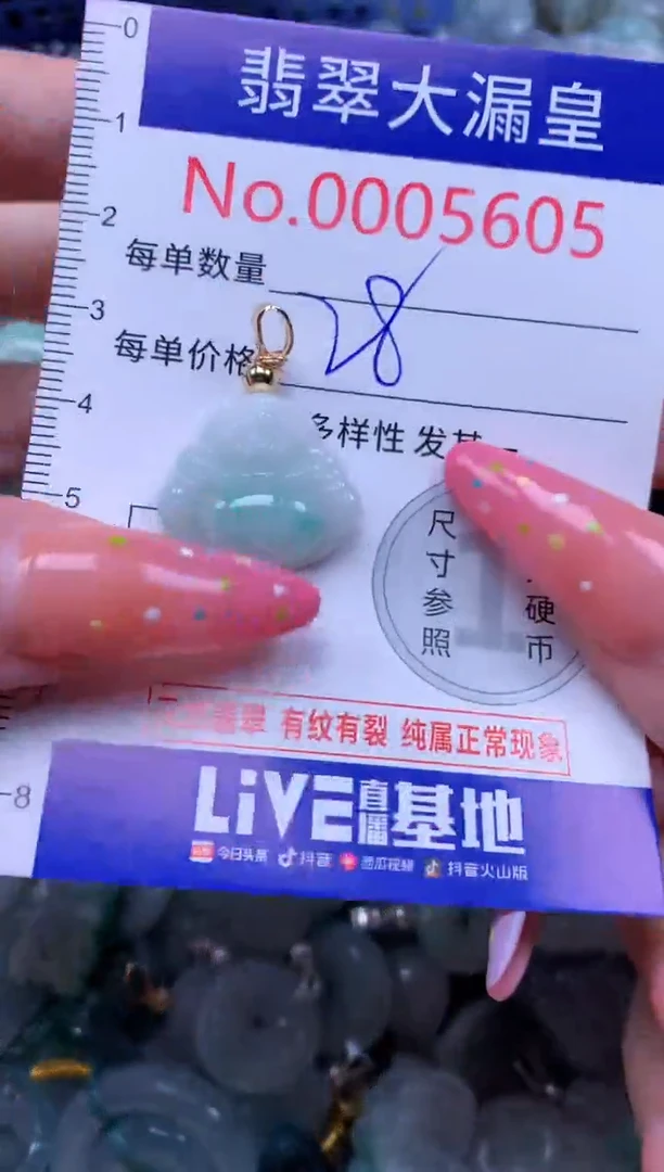 翡翠未镶嵌吊坠(不含链)5605