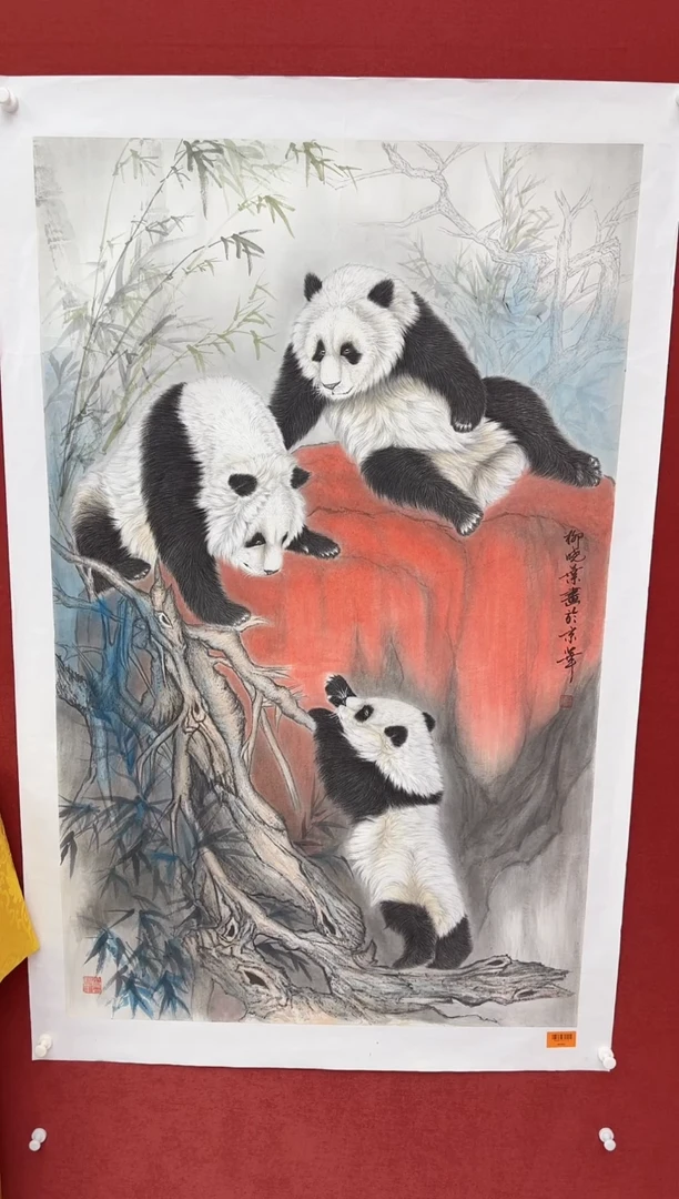 国画桃*岛柳晓叶书画精品
