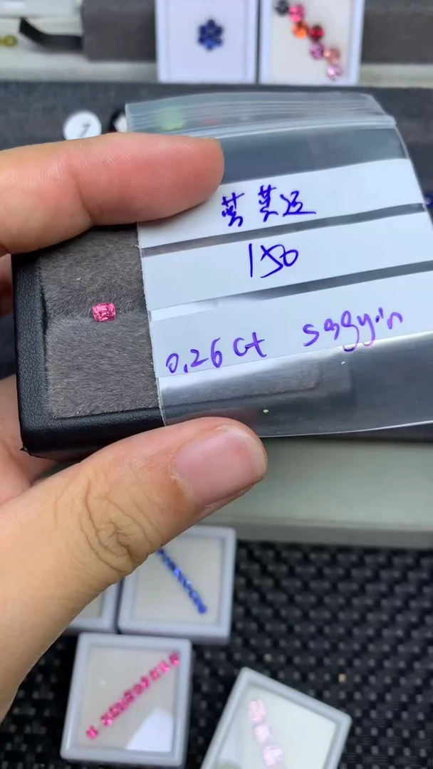 裸石尖晶石蓝*运缅甸天然无烧尖晶石
