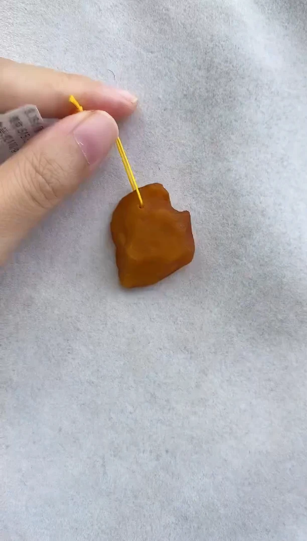 裸石琥珀未镶嵌10925003-手机坠