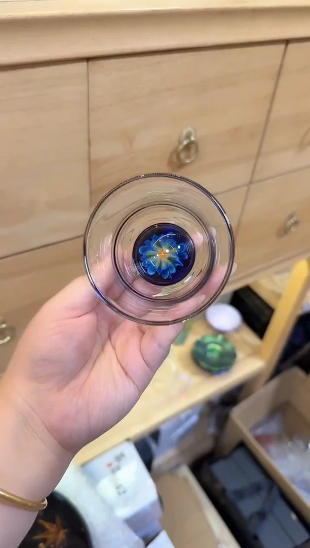 蓝花大清杯