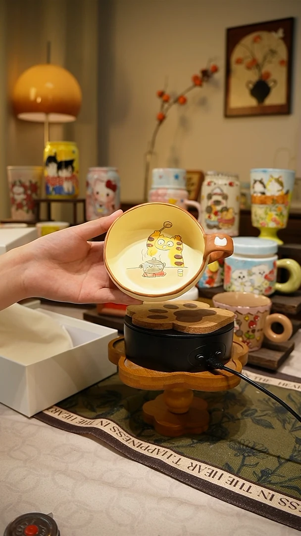 摆件【不带盒子】679高温釉下彩