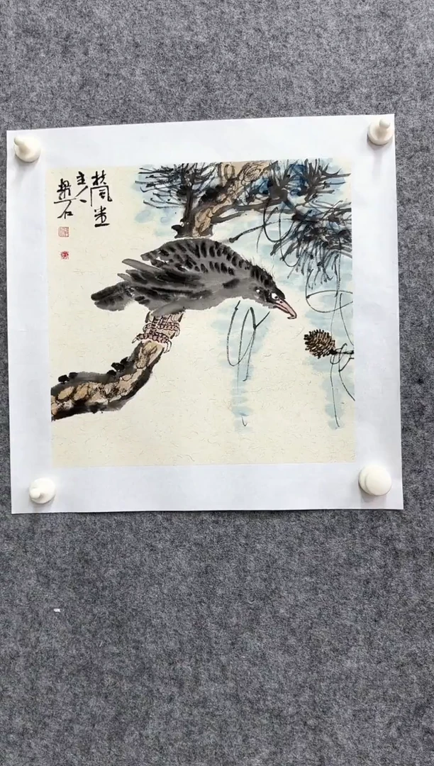 国画DH-LS老师绘画作品