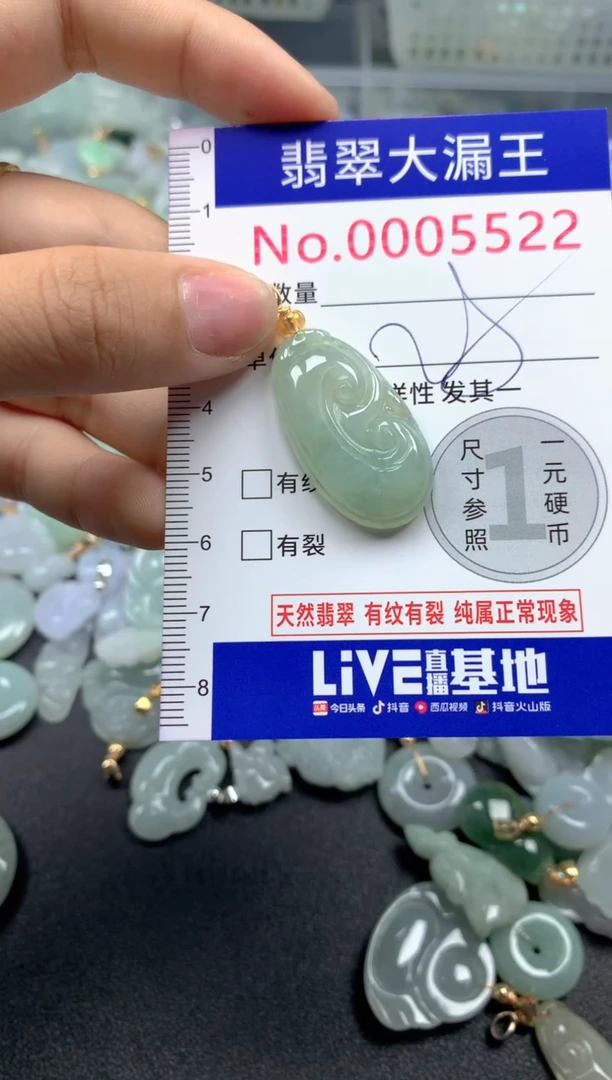 颈饰未镶嵌翡翠5522