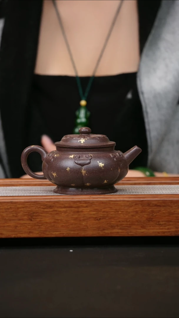 茶壶紫砂W*Z原矿手工制作紫砂作品
