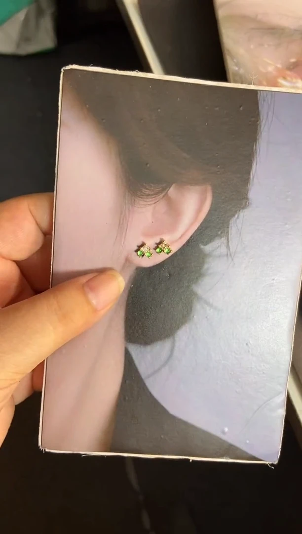 吊坠(不含链)银S925镶嵌翡翠1