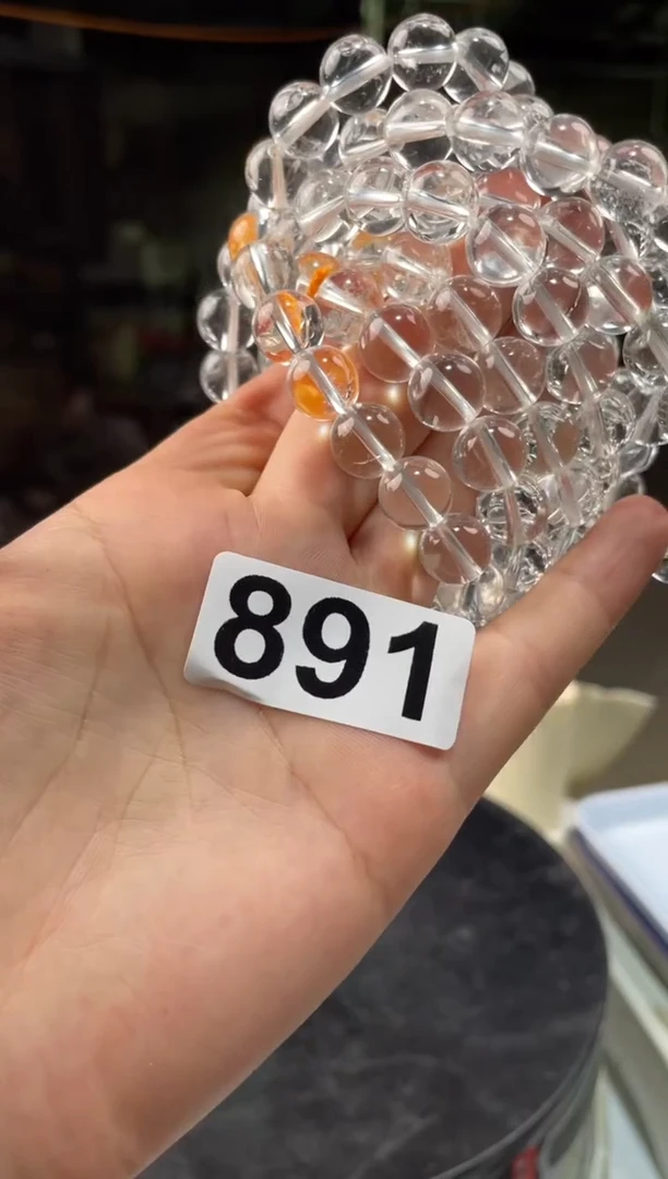 未镶嵌水晶大型摆件（非配饰）白水晶手链多样性发其一11MM 891