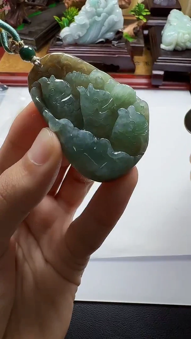 吊坠(不含链)未镶嵌翡翠1