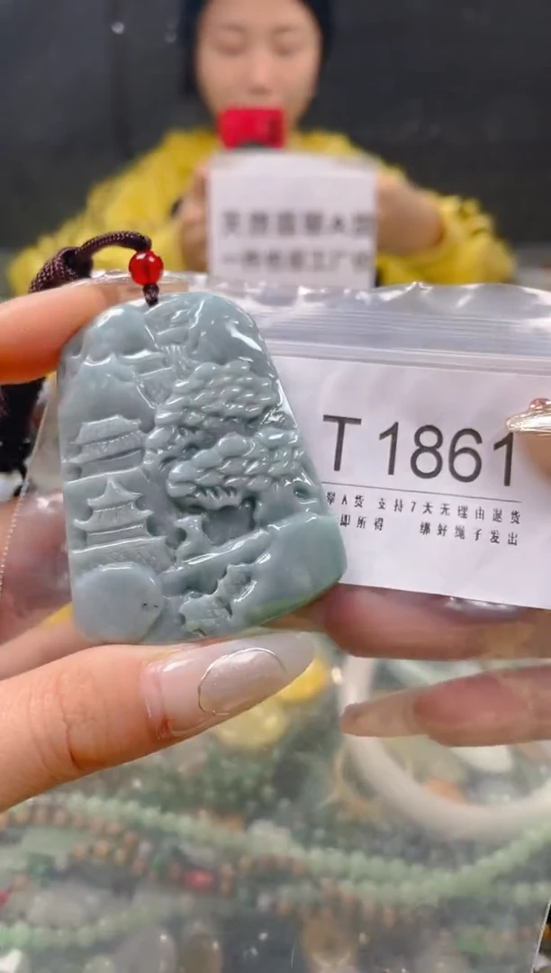 【闪购商品】翡翠颈饰未镶嵌/T/翡翠A货一图一物