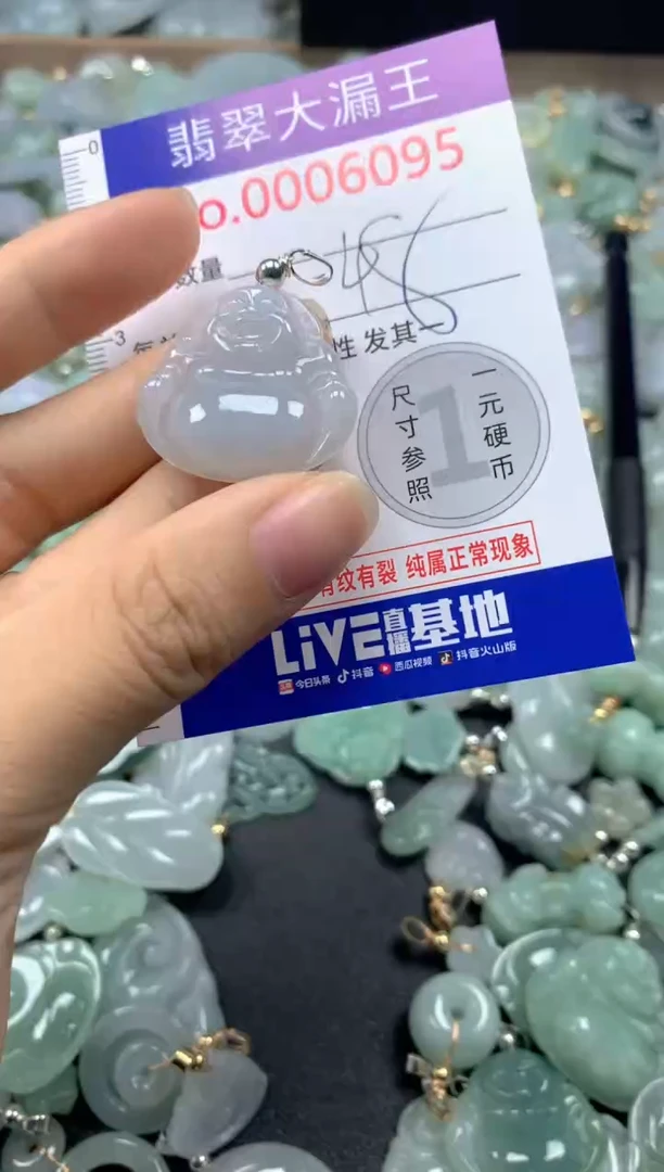 翡翠未镶嵌吊坠(不含链)6095