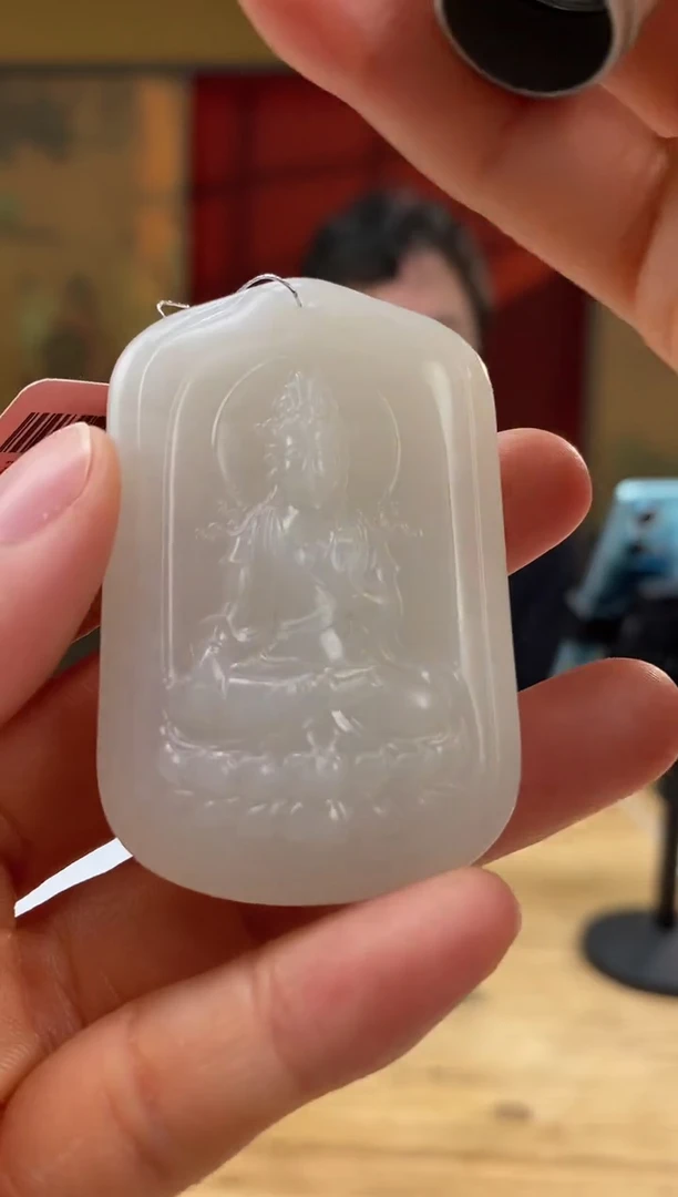 和田玉未镶嵌颈饰D579