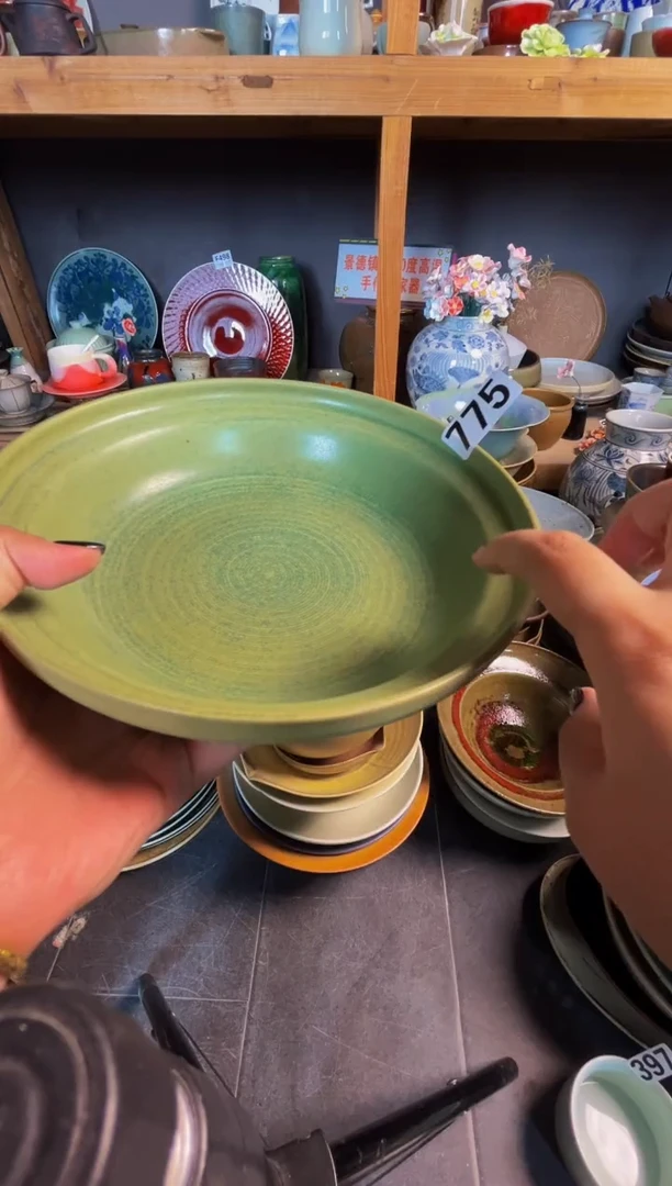 瓷片小***️775只此青绿盖碗