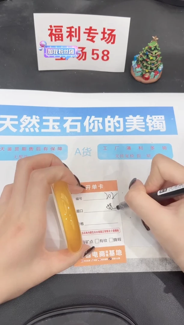 未镶嵌手镯石英质玉202-58.5