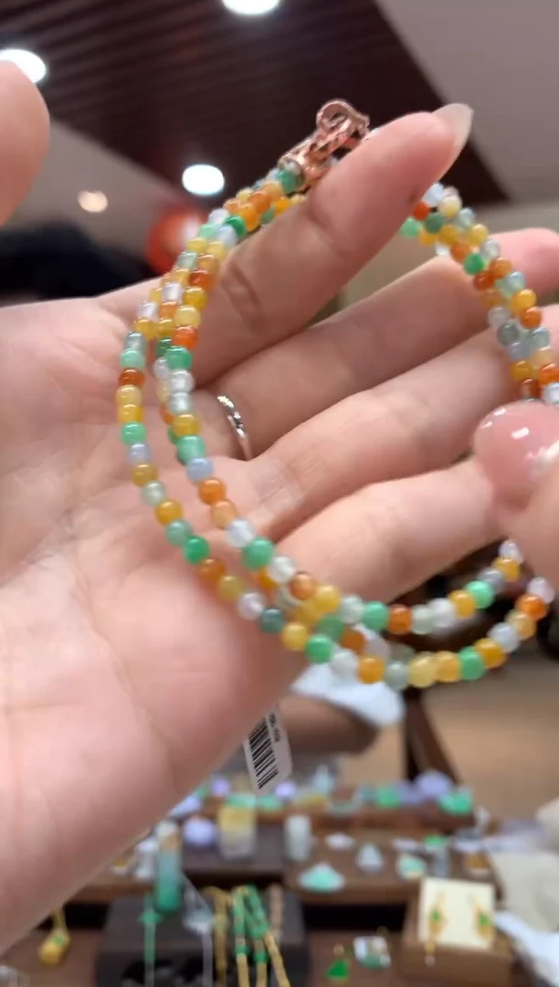 未镶嵌手串翡翠长串