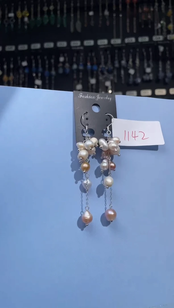 【闪购商品】紫晶耳饰银S925镶嵌喜欢拍