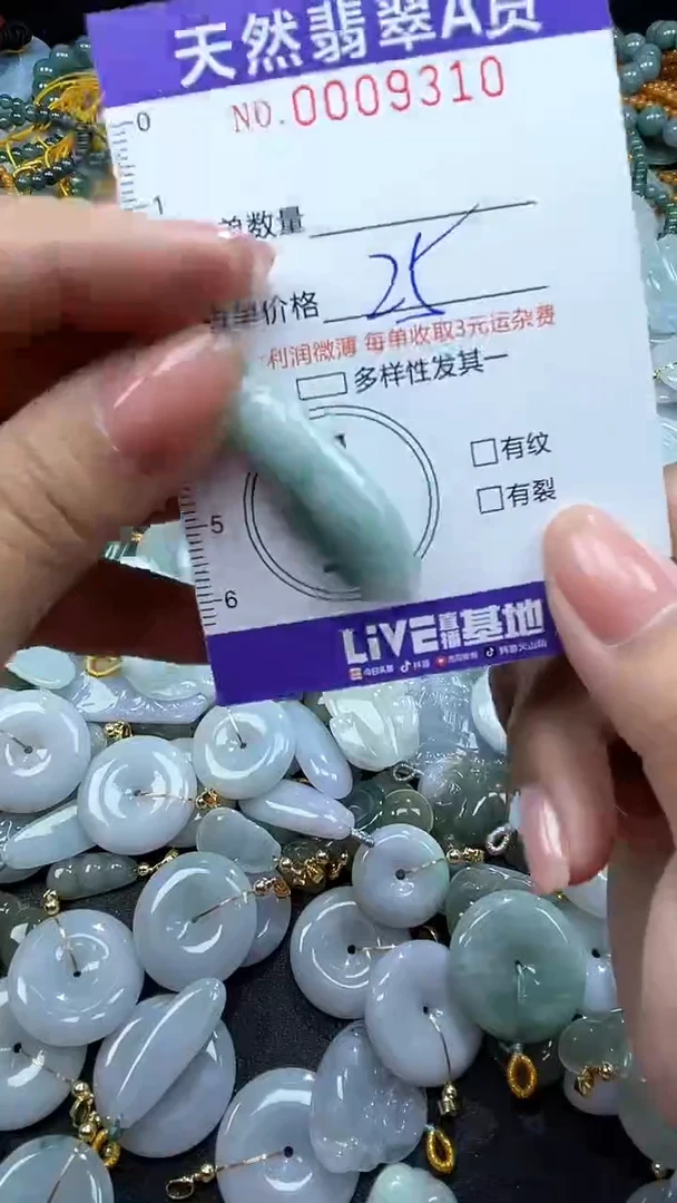 翡翠未镶嵌颈饰09310