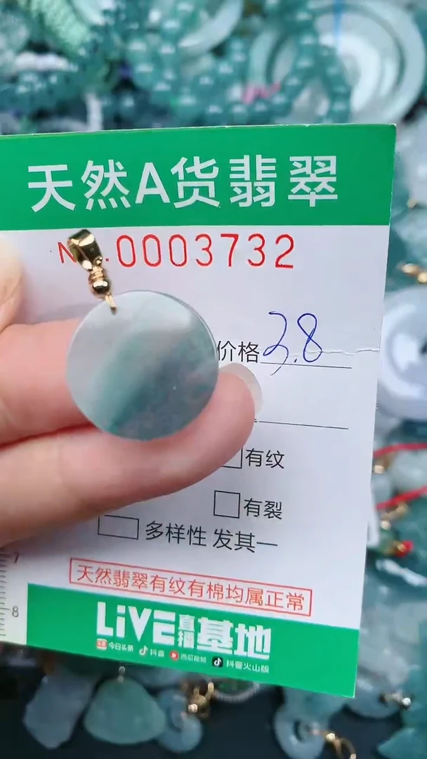 颈饰未镶嵌翡翠.0003732