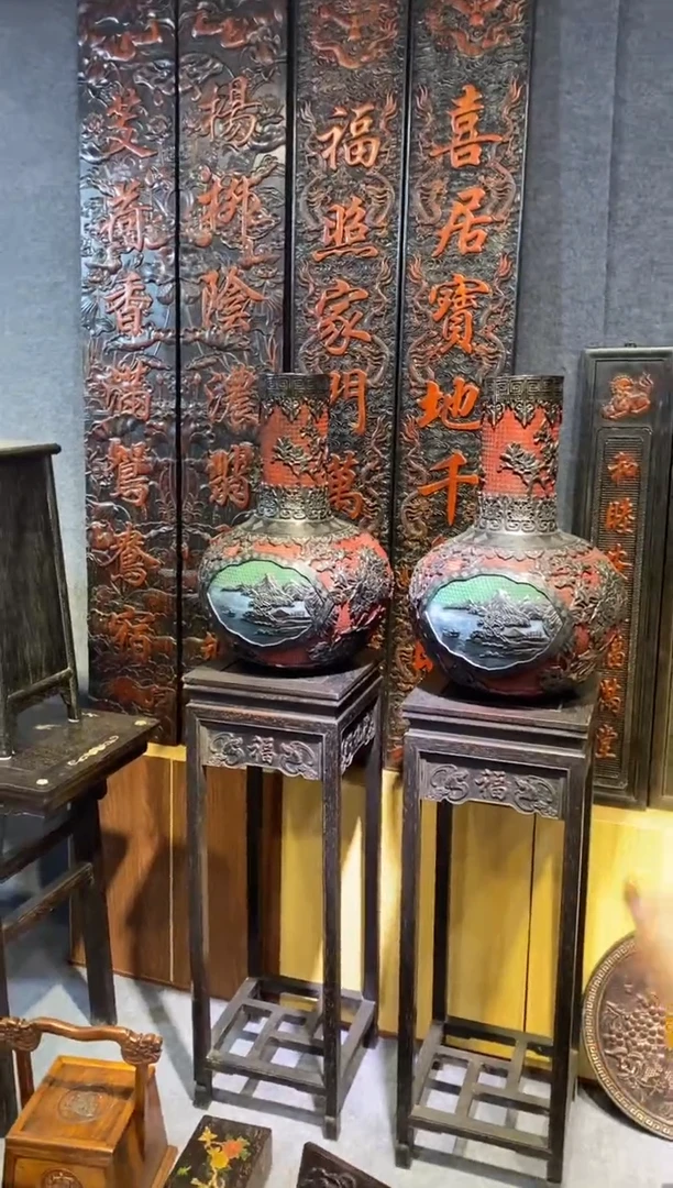 木紫檀拆件雕刻板以直播间实物为准微瑕老物件