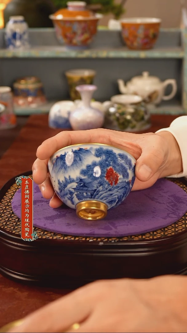 瓷片景德镇窑口茶器2755