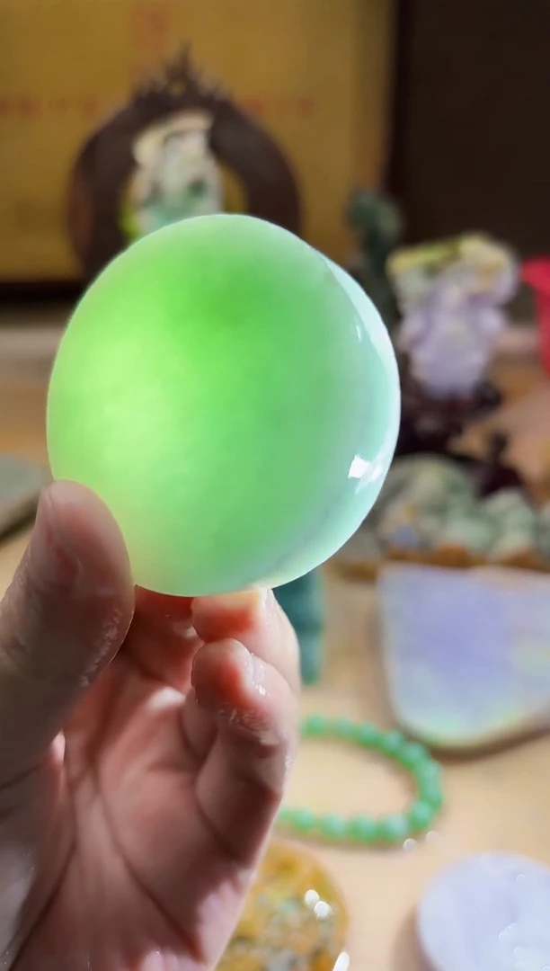 翡翠挂件未镶嵌A货张麦3881