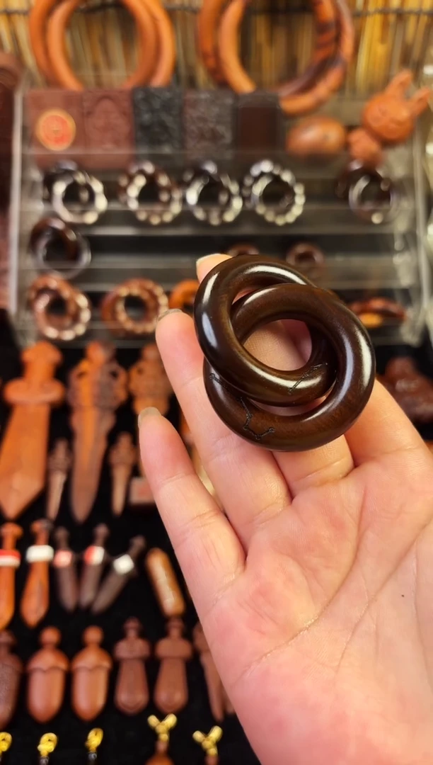 雷枣木玉化乾坤圈2.5