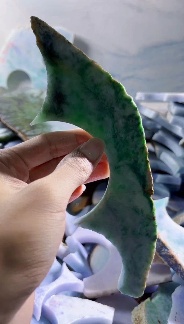 翡翠裸石缅甸翡翠A货陈3162