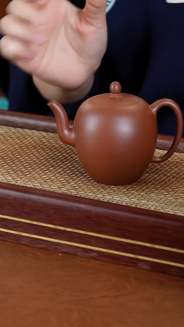 【闪购商品】紫砂茶壶朱泥美人肩150cc