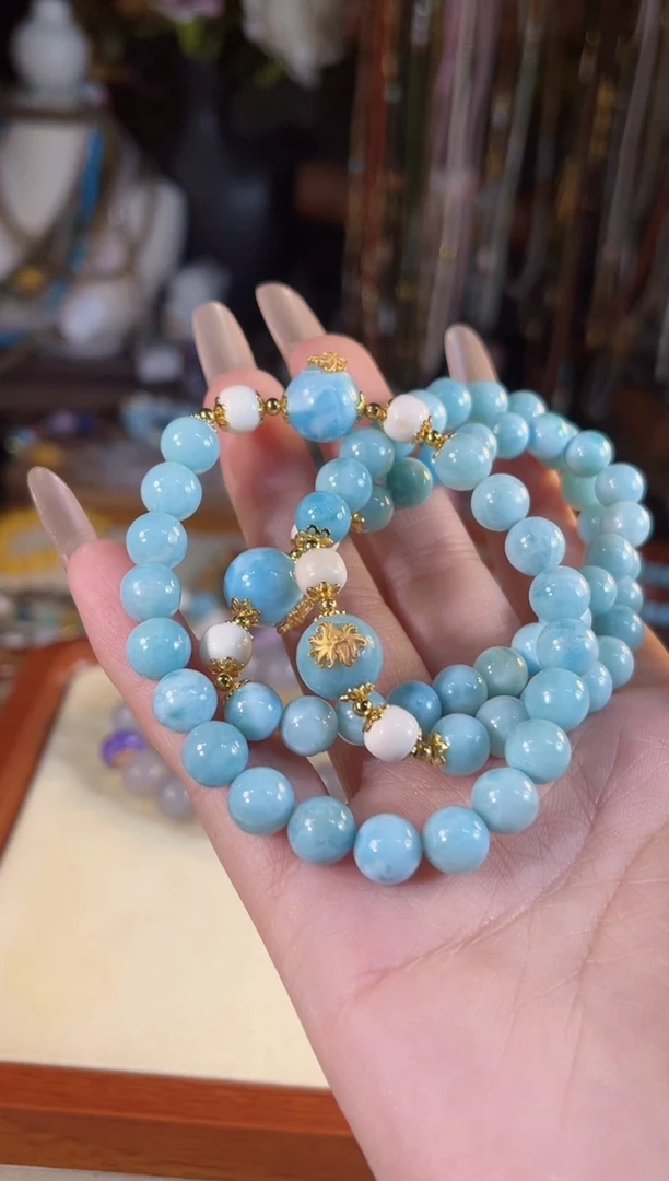 【闪购商品】针钠钙石（海纹石）手链未镶嵌多样性发货其一