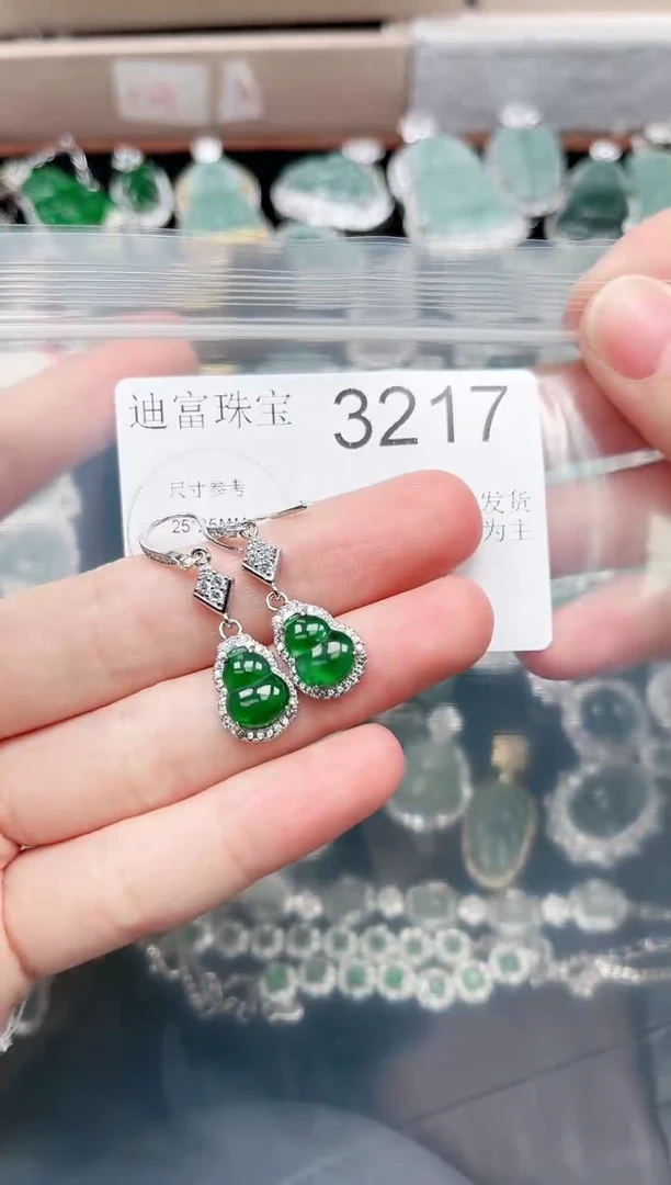 【闪购商品】翡翠颈饰未镶嵌赠皮绳3217