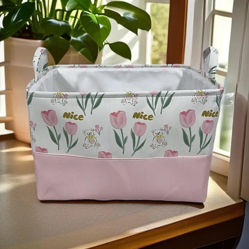 （45升）郁金香EVA家用可折叠防水大容量整理衣服储物盒加厚收纳筐