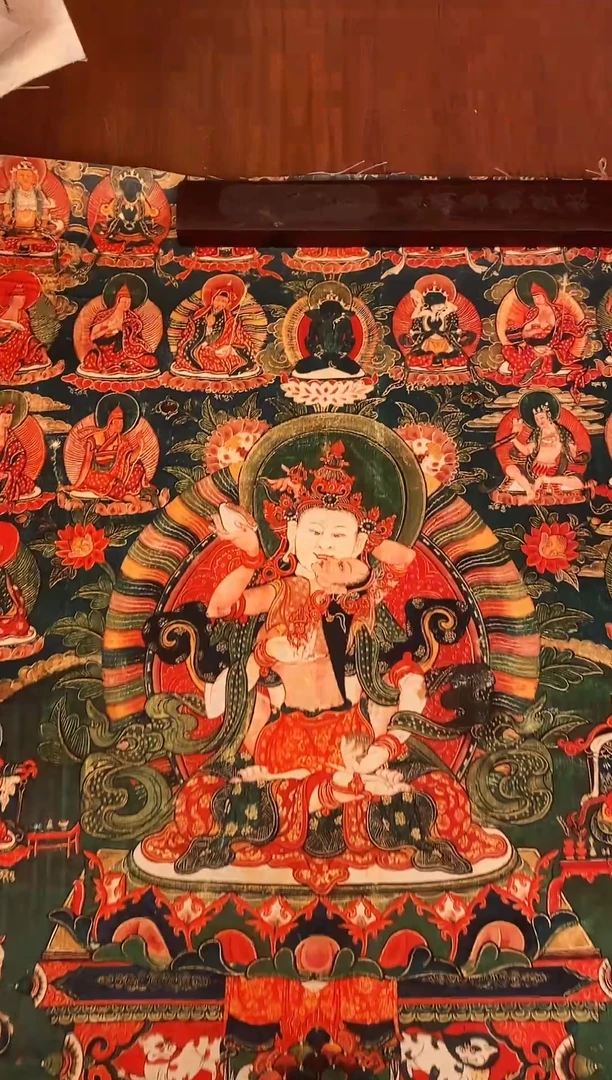 装裱画精美唐卡tk16305