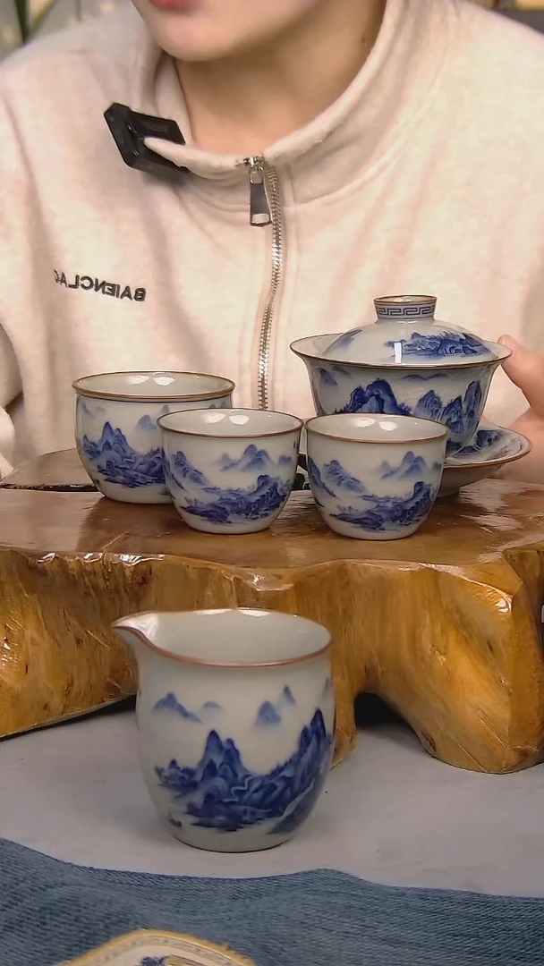 【闪购商品】简装家用款5件套 陶瓷家用茶具系列
