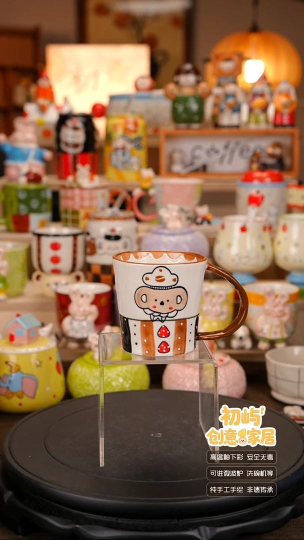 瓷初屿手工彩绘陶瓷餐具