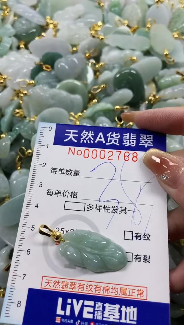 颈饰未镶嵌翡翠天然A货翡翠