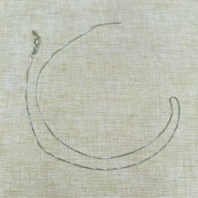 非金属合成锆石项链 铜合金超保色银色项链万能链子WN2